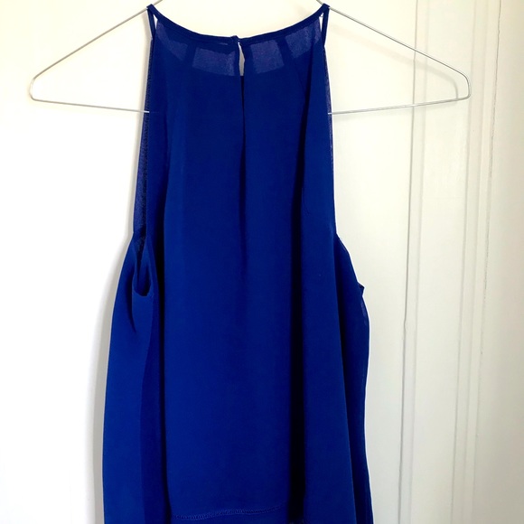 Cobalt blue halter top from Zara - Picture 3 of 4